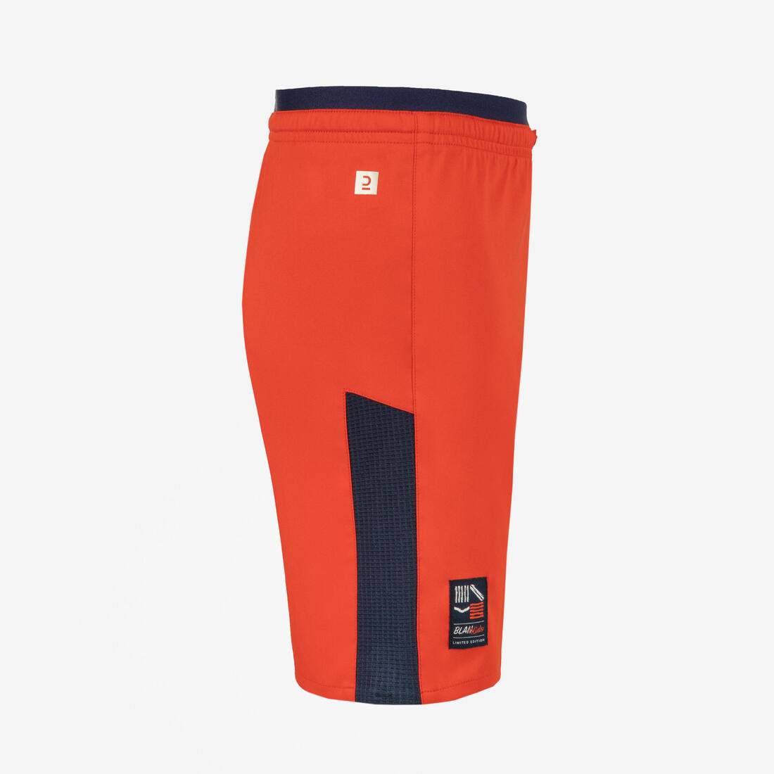 Short de football enfant F520 bleu et