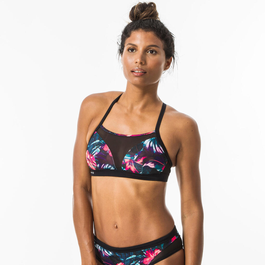 Haut de maillot de bain brassière de surf femme double réglage plat ELISE FOAMY