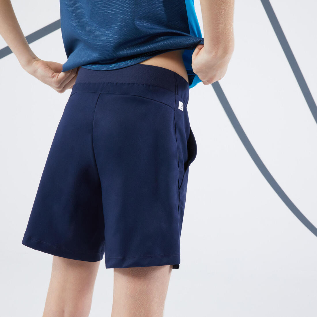 Short de tennis Junior -TSH dry marine