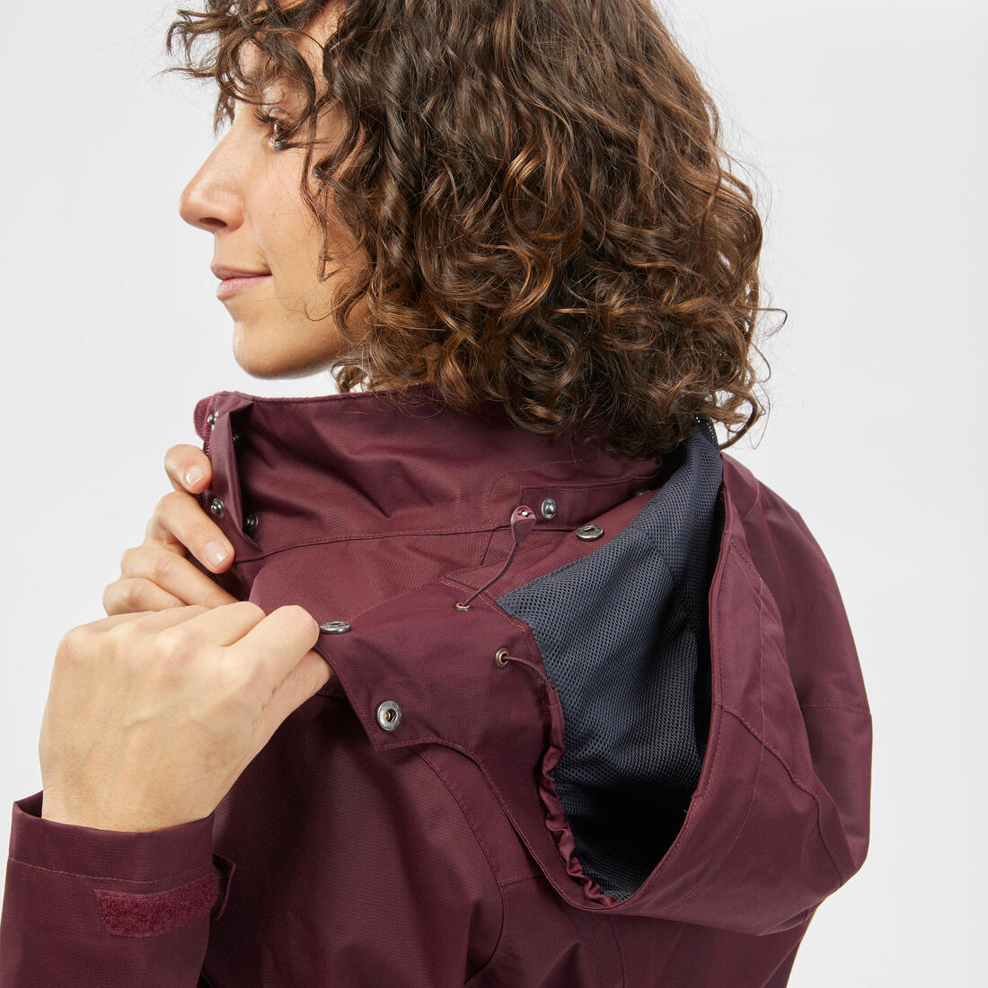 Veste imperméable de randonnée montagne - MH100 - Femme