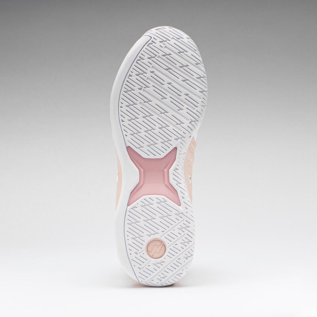 Chaussures de handball Homme/Femme - H500 FASTER rose blanc