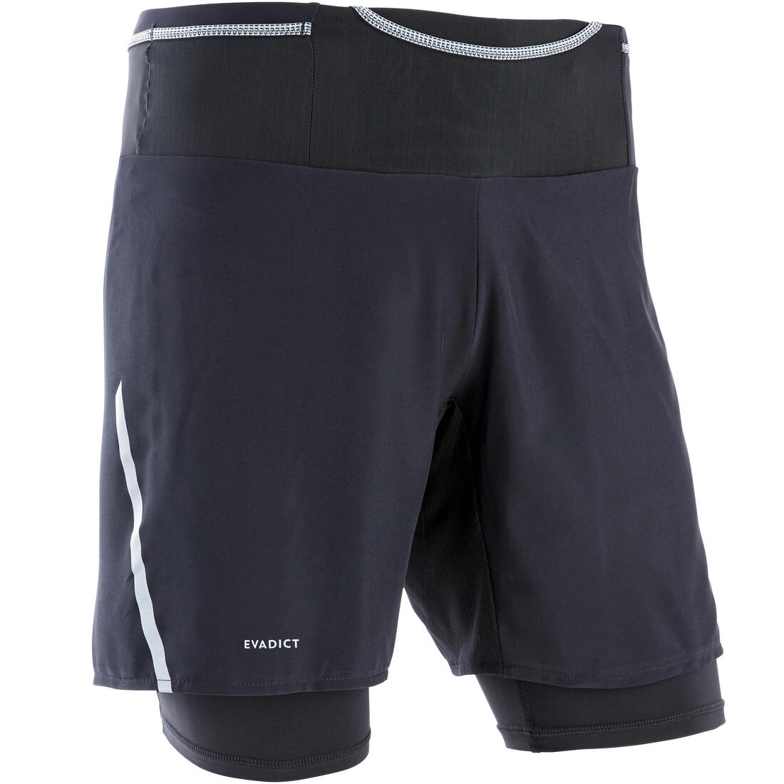 SHORT CUISSARD DE TRAIL RUNNING  CONFORT HOMME