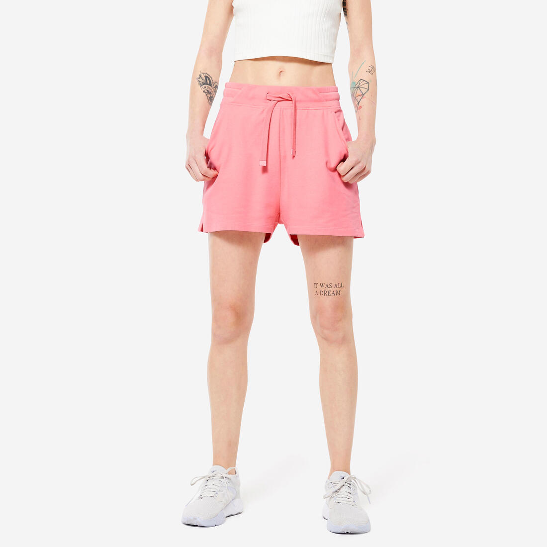 Short fitness femme - 520 écru