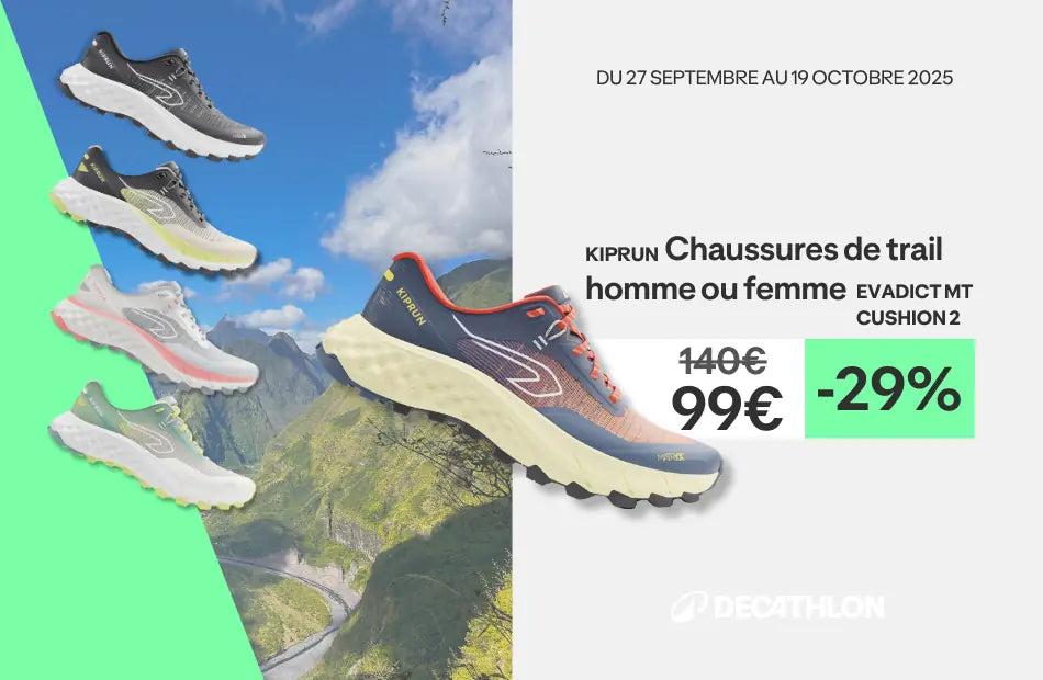 Chaussures de trail EVADICT MT CUSHION 2 - Du 27 septembre au 19 octobre