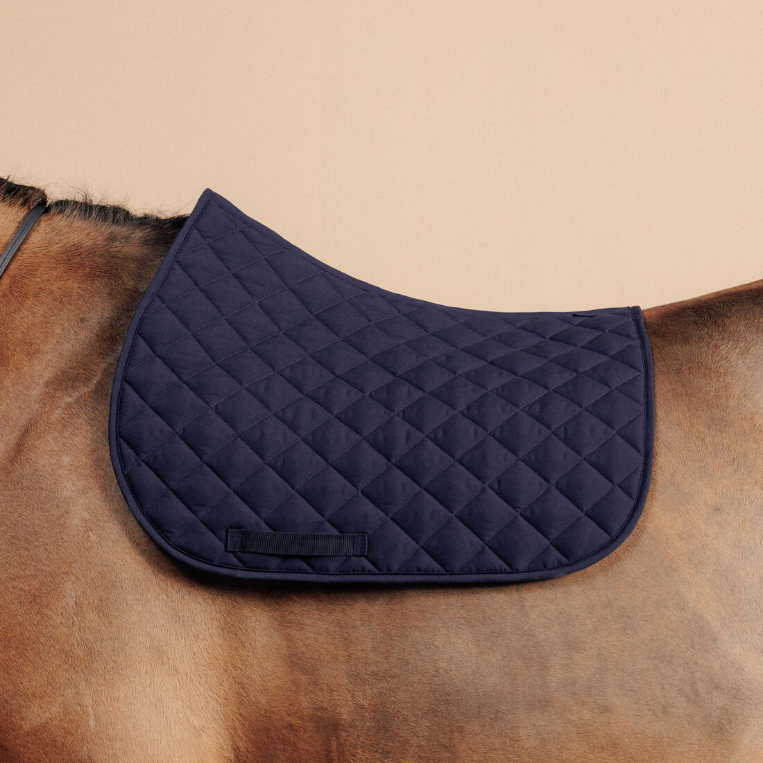 Tapis de selle équitation cheval - 100 marine