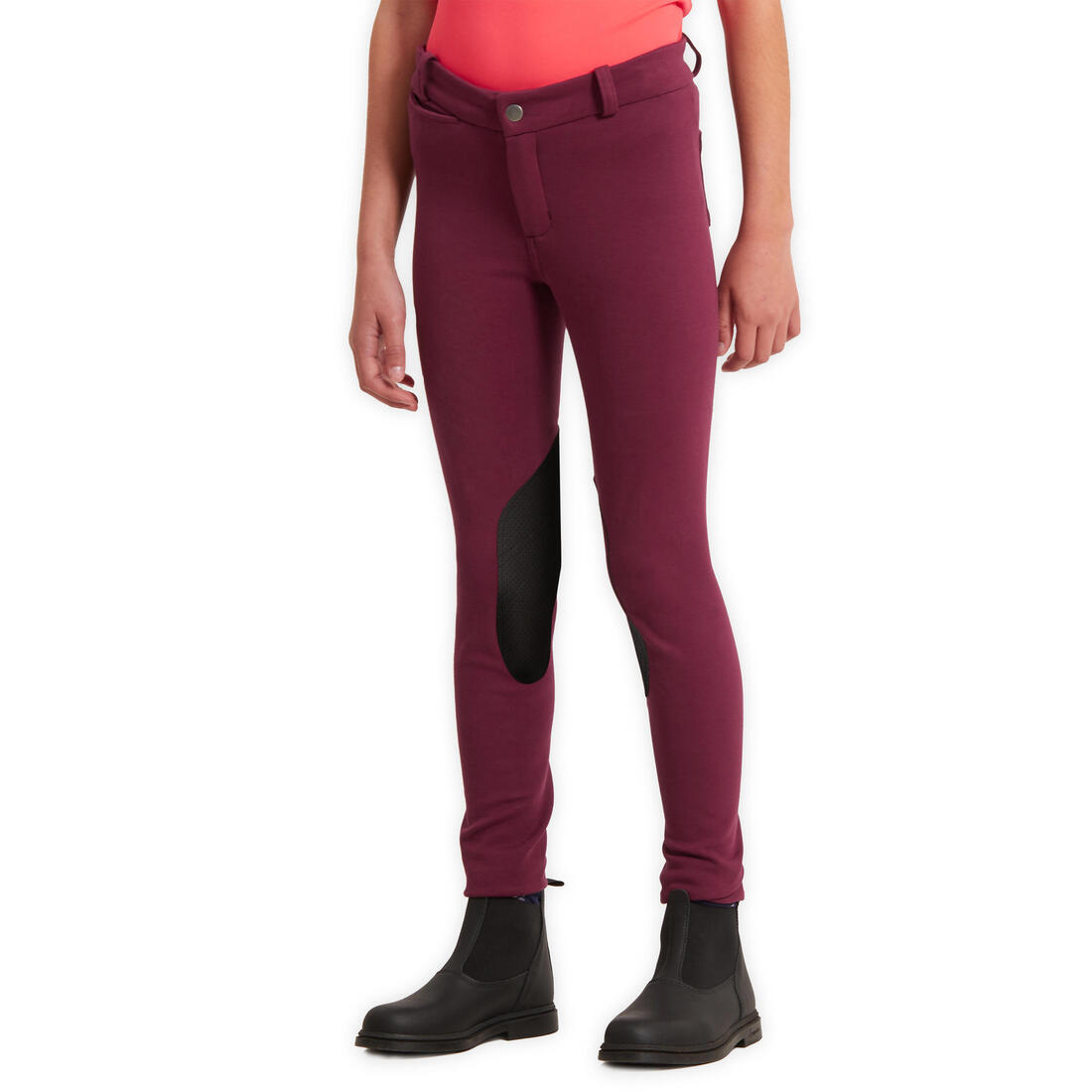 Pantalon équitation léger mesh basanes agrippantes Enfant - 500