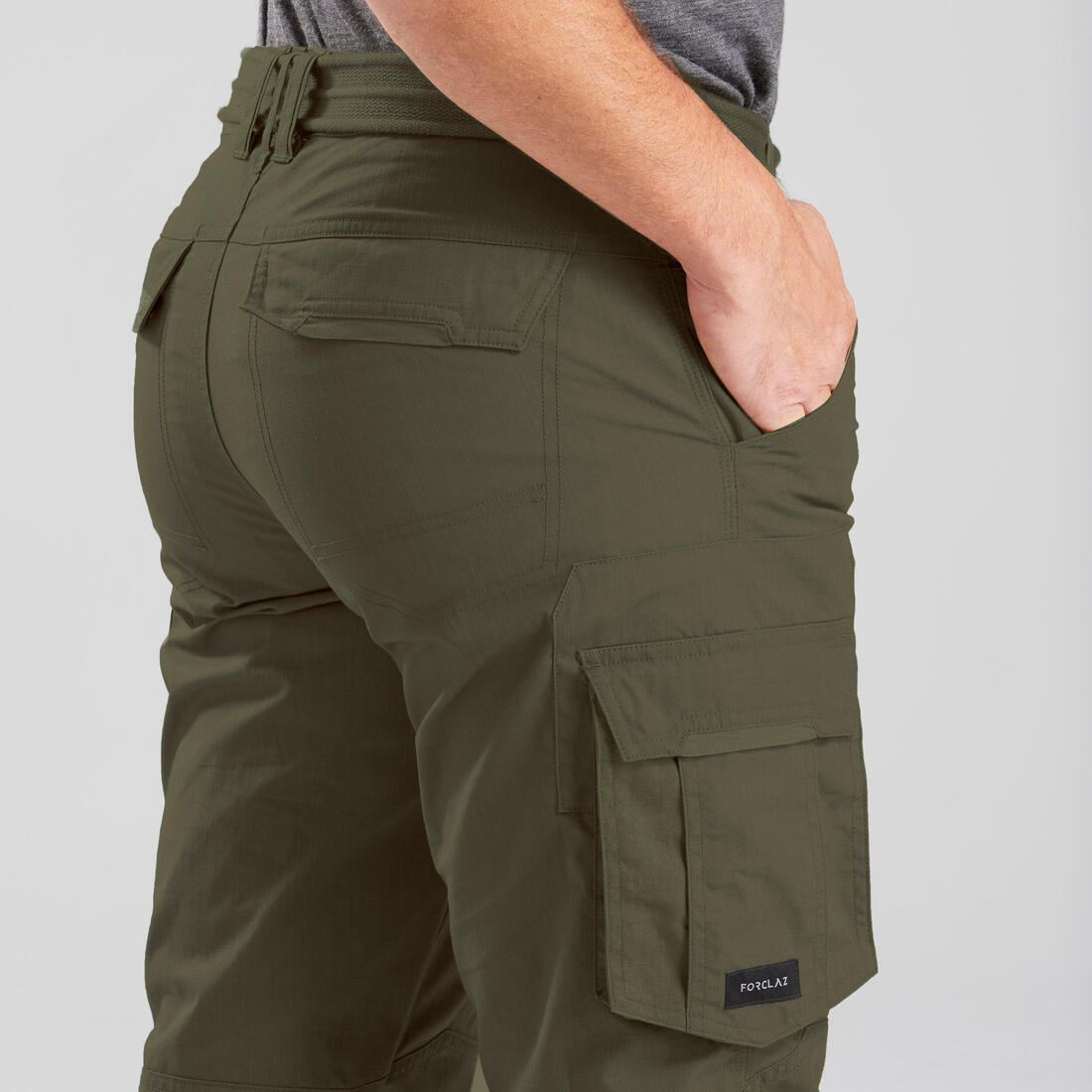 Pantalon cargo de trek voyage - travel 500 homme