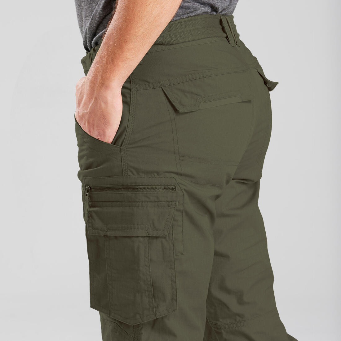 Pantalon cargo de trek voyage - travel 500 homme