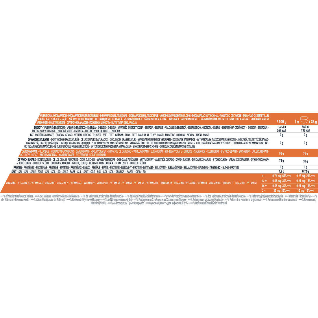 Boisson isotonique poudre ISO 650g