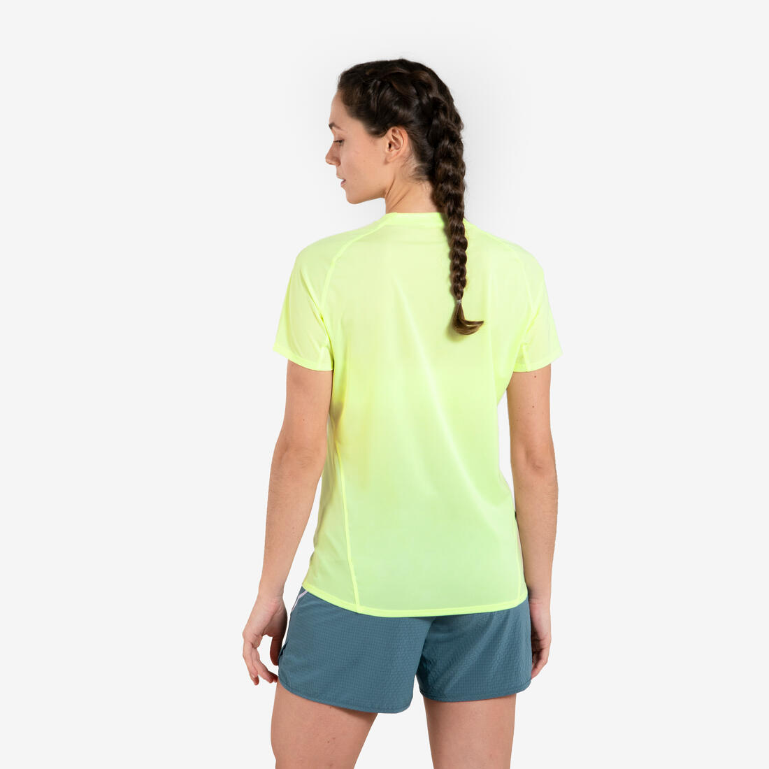 T-SHIRT DE TRAIL RUNNING MANCHES COURTES GRAPH FEMME LILA