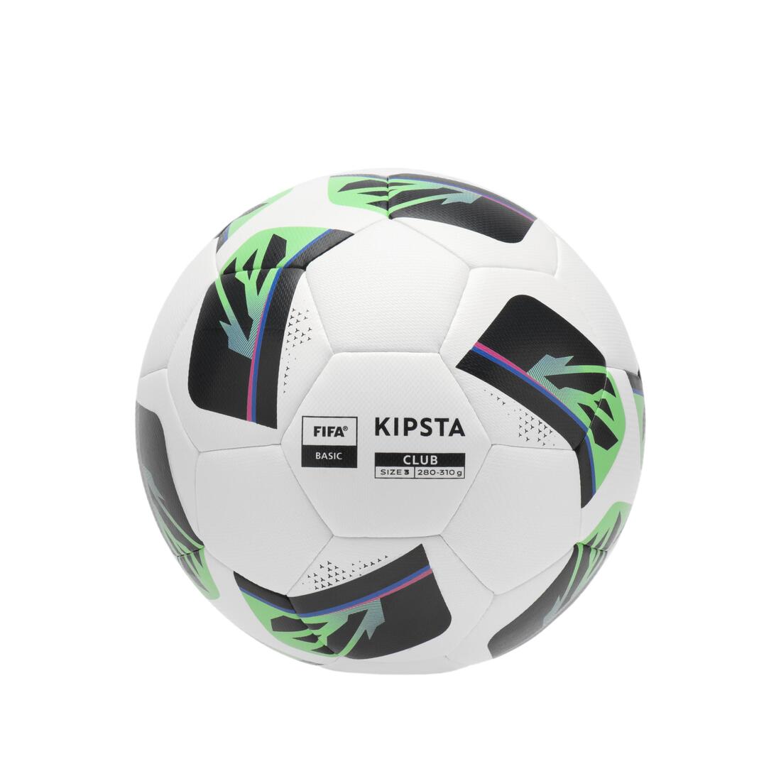 Ballon de football CLUB BALL hybride taille 3 blanc