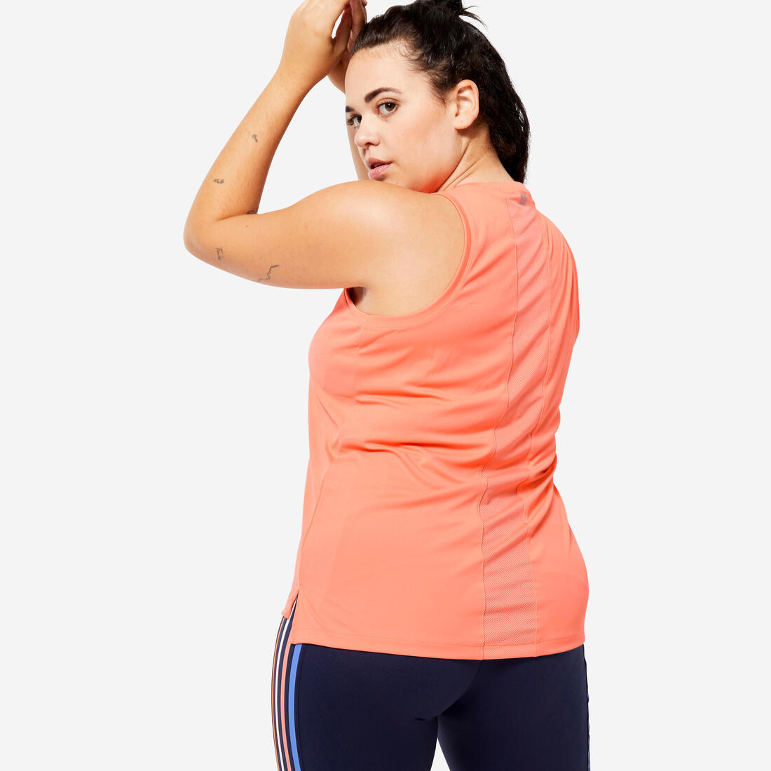 Débardeur de fitness coupe droite femme