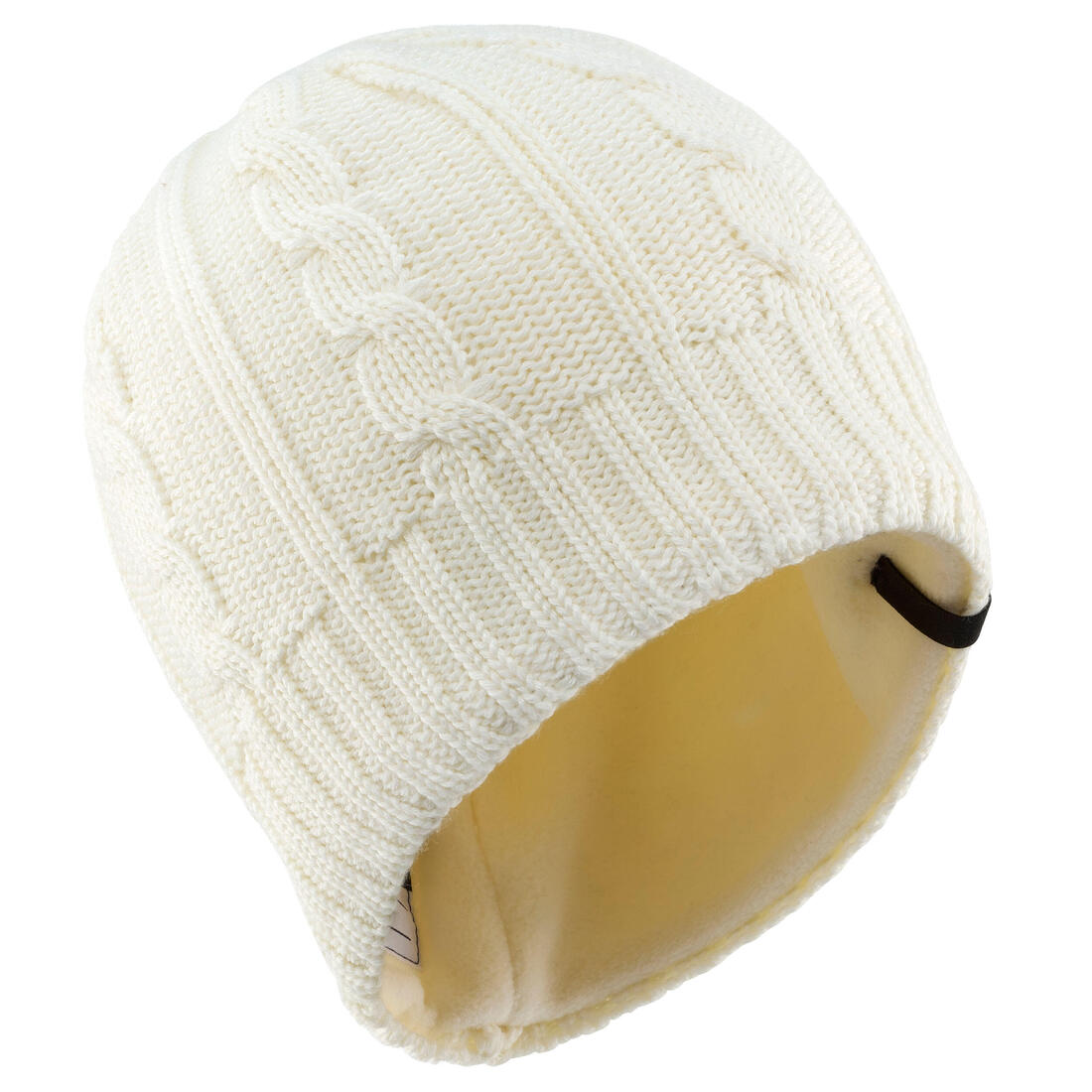 BONNET DE SKI ENFANT TORSADES ECRU