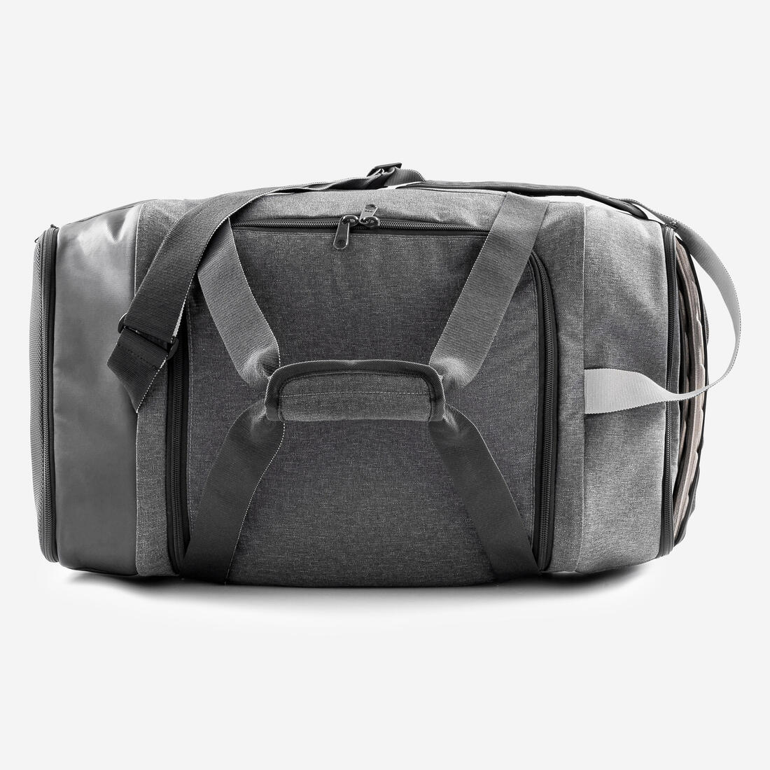 Sac de sport rigide et déperlant 55L,  noir et