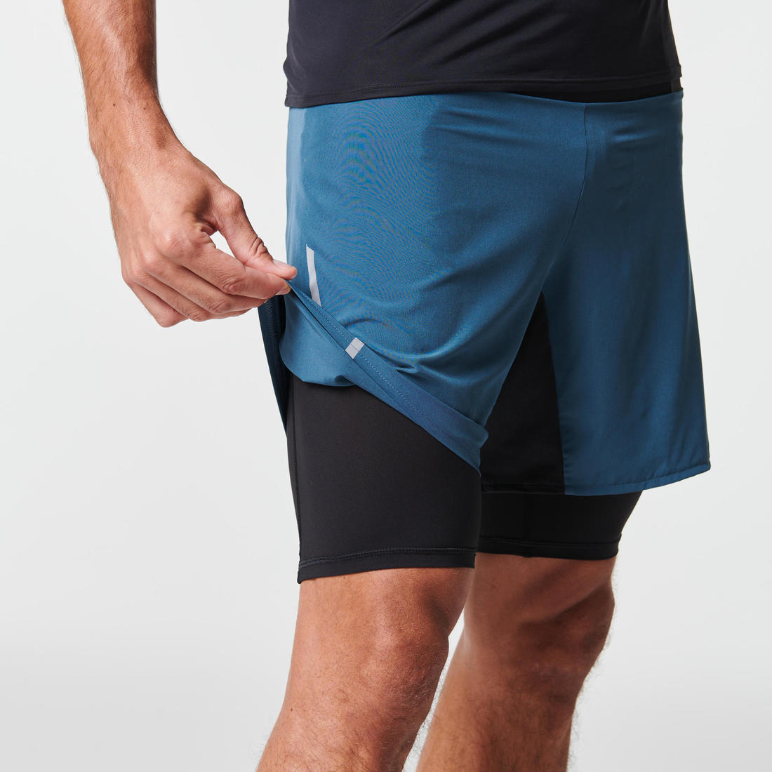 SHORT CUISSARD DE TRAIL RUNNING  CONFORT HOMME