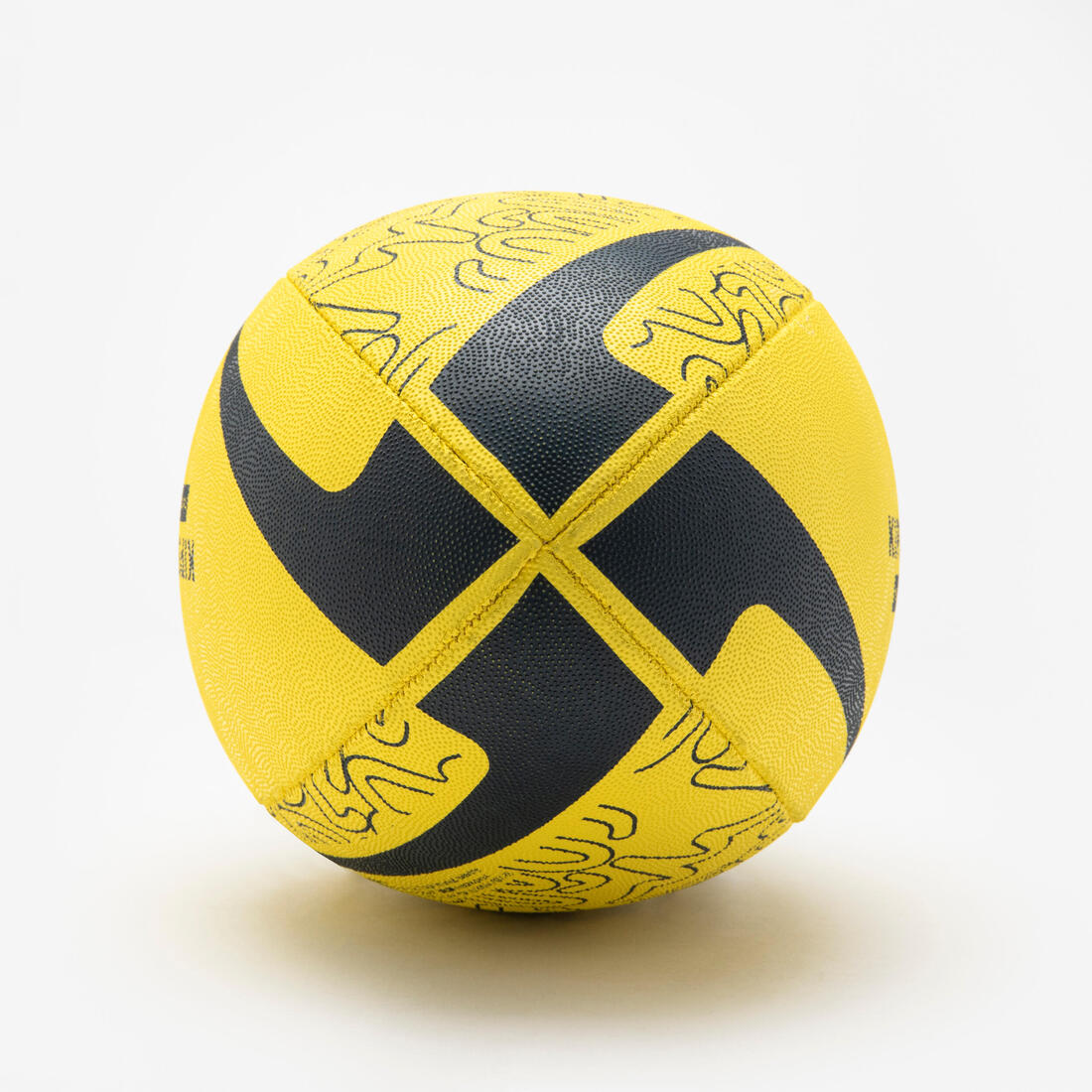 BALLON DE RUGBY ENFANT - R100 INITIATION TAILLE 3 JAUNE