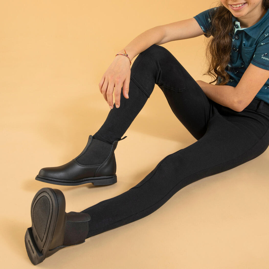 Pantalon équitation enfant 100