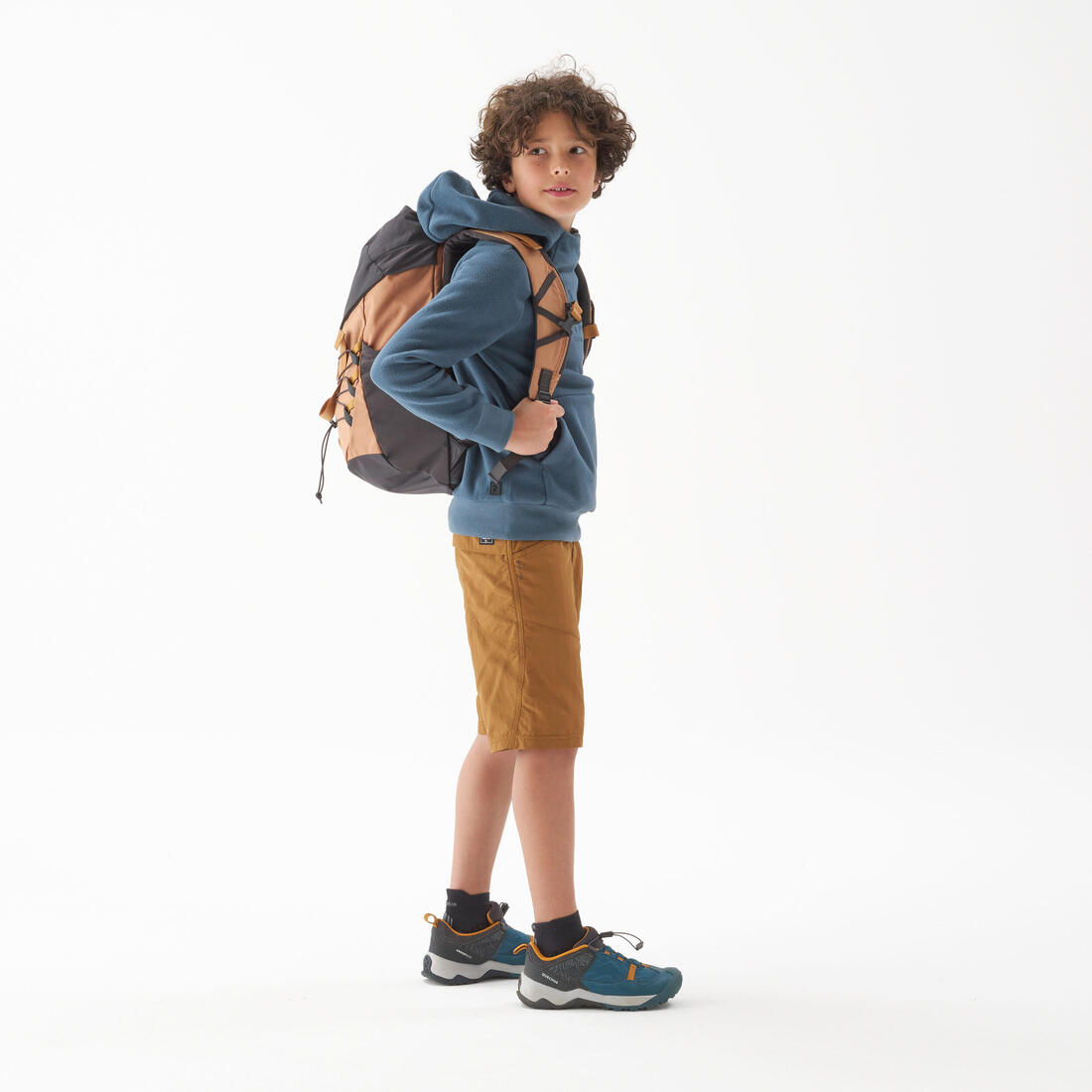 Short de randonnée - MH500 navy - enfant 7-15 ans