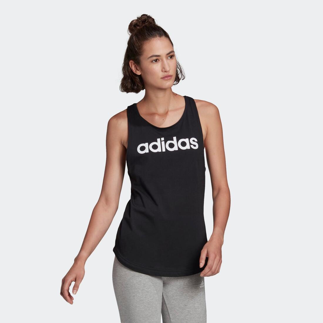 DEBARDEUR DE FITNESS SOFT TRAINING ADIDAS FEMME NOIR