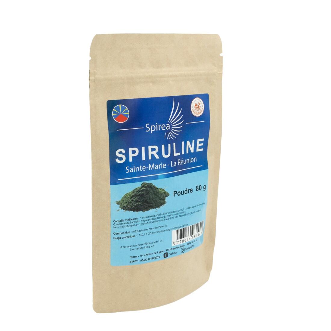 SPIREA-Spiruline 100% Poudre - 80 gr