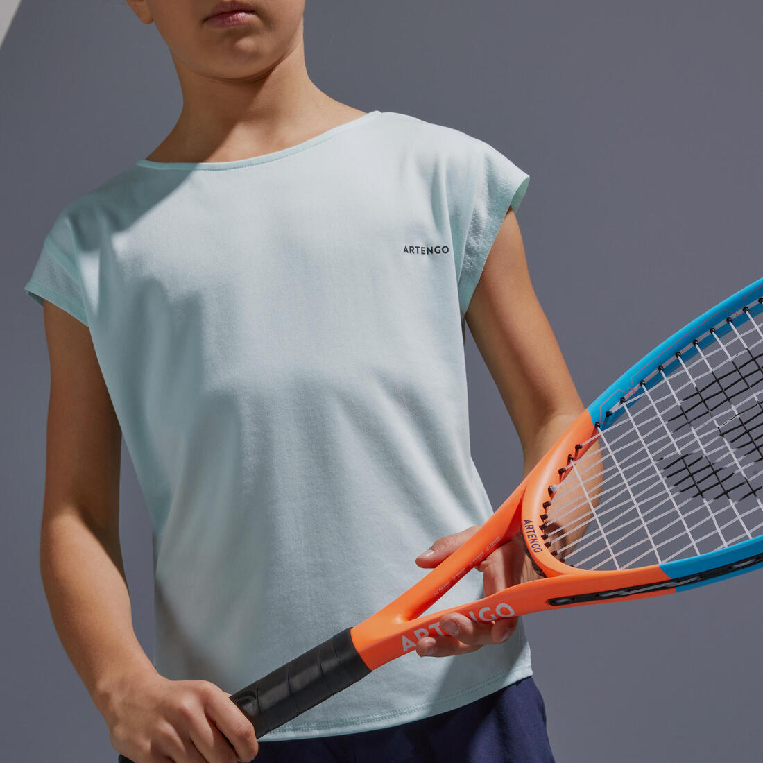 T-shirt de tennis fille - TTS500