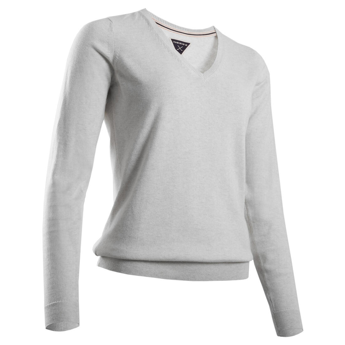 Pull de golf col V femme MW500