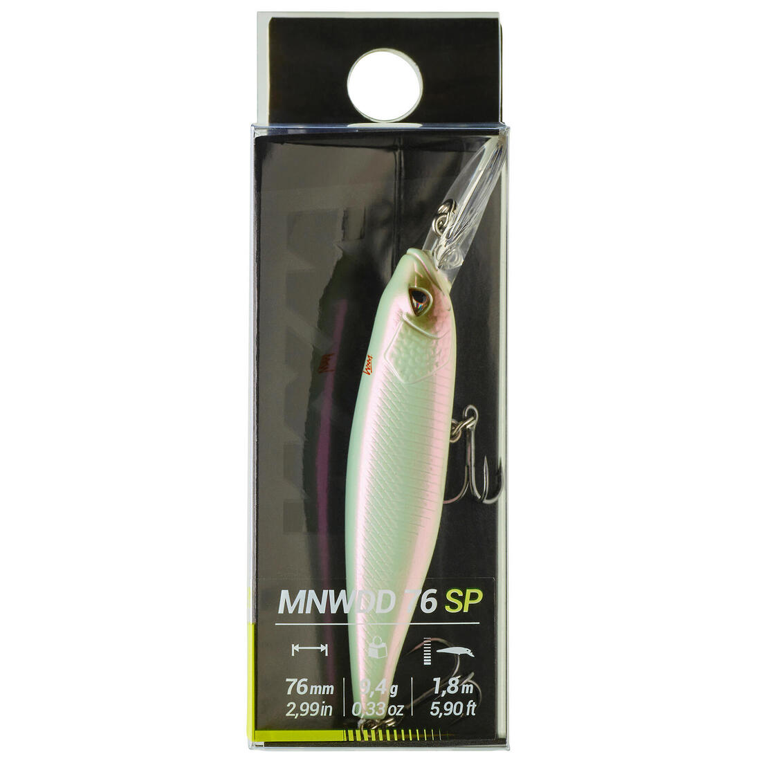 POISSON NAGEUR JERKBAIT MINNOW WXM MNWDD 76 SP