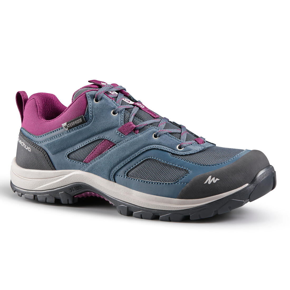 Chaussures imperméables de randonnée montagne - MH100 - Femme