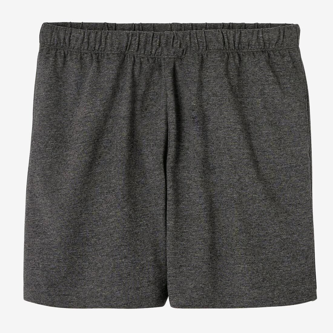 Short court Fitness Homme - 100 gris foncé