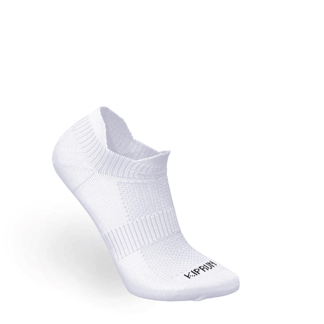 CHAUSSETTES DE RUNNING INVISIBLES CONFORT BLANCHES X2