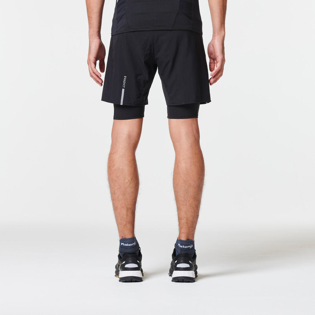 SHORT CUISSARD DE TRAIL RUNNING  CONFORT HOMME