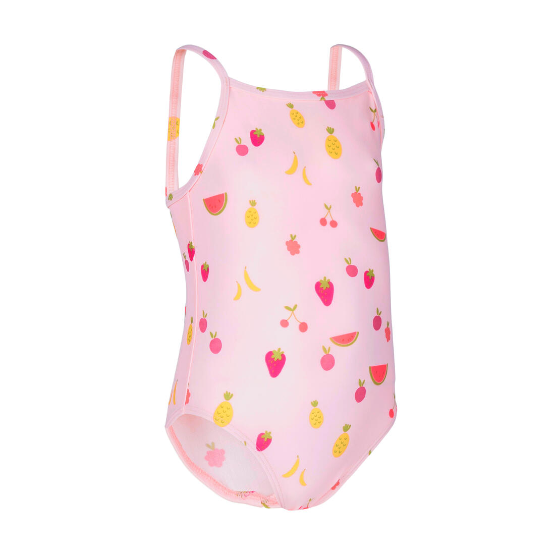 Maillot de bain bébé fille une pièce rose avec imprimé fruits