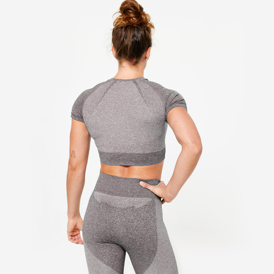 T-shirt Crop top manches courtes Fitness seamless