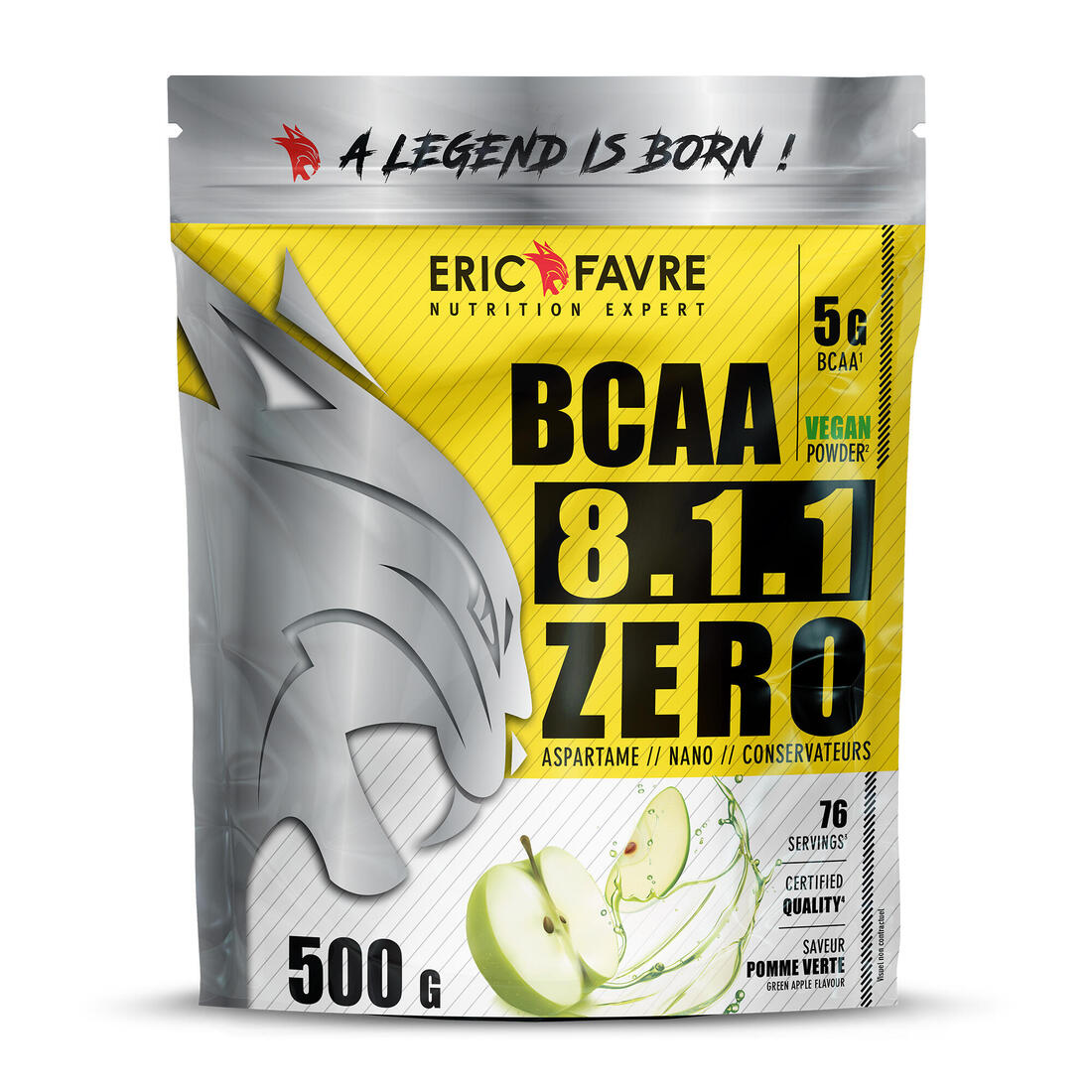 BCAA 8.1.1 ZERO VEGAN POMME VERTE