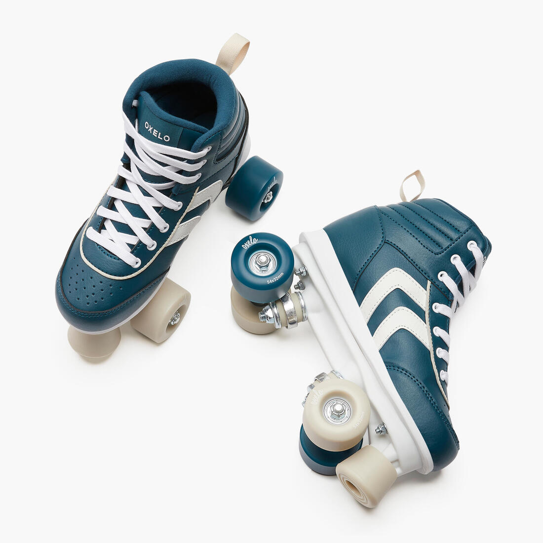 Patin à roulettes enfant QUAD 100 JR blanc holographic