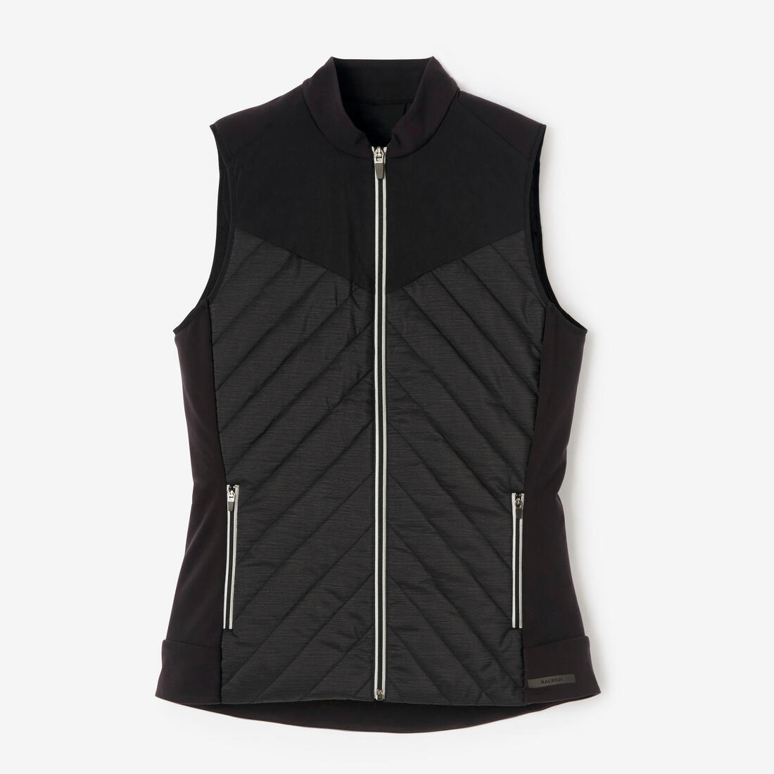 Veste sans manche running chaude femme - Warm noir