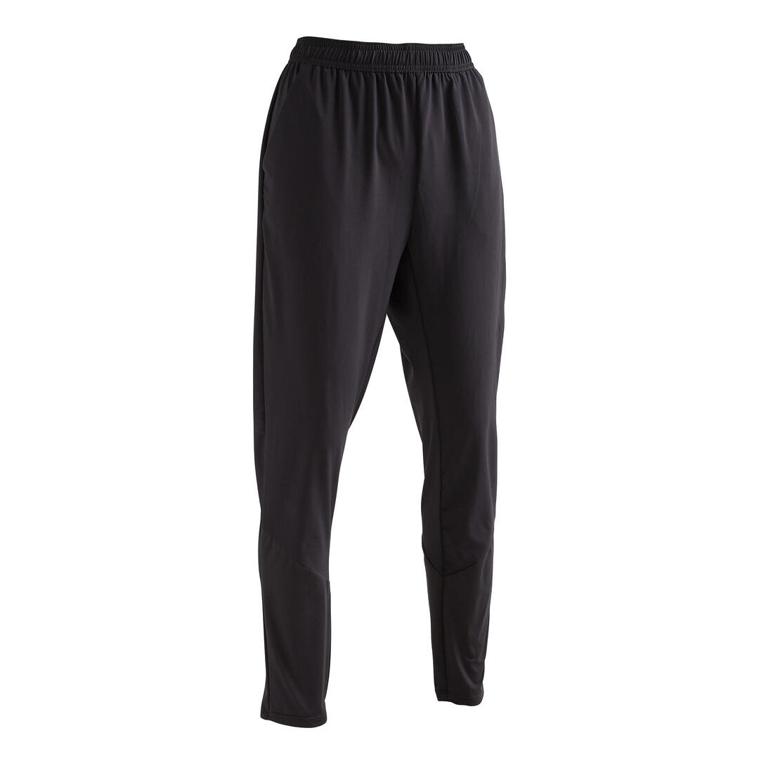 Pantalon jogging coupe carotte Fitness Cardio Femme Noir