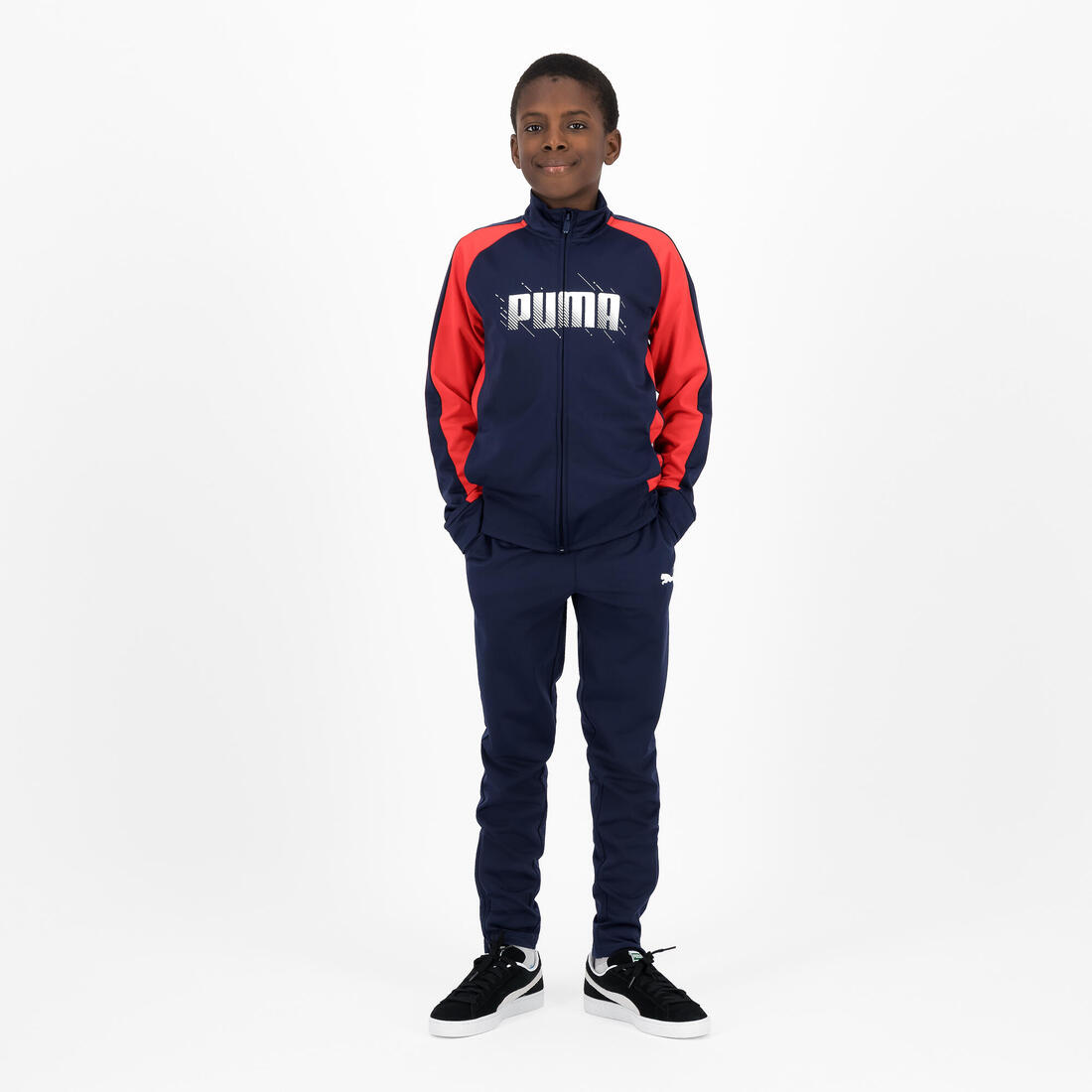 Ensemble survêtement Puma enfant - bleu et rouge