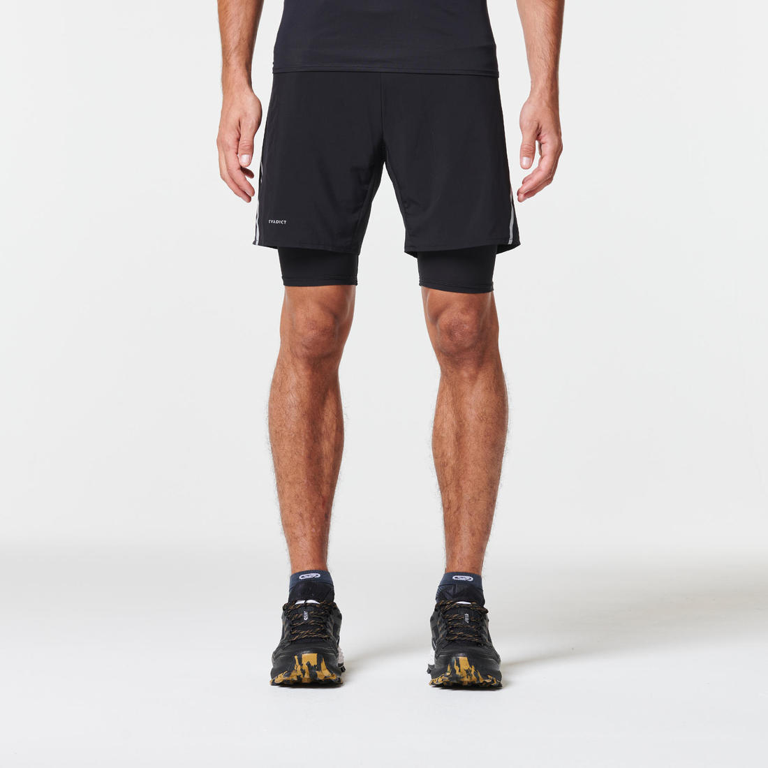 SHORT CUISSARD DE TRAIL RUNNING  CONFORT HOMME