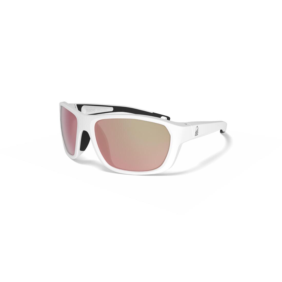 Lunettes de soleil polarisées flottantes voile adulte 500 taille S blanche