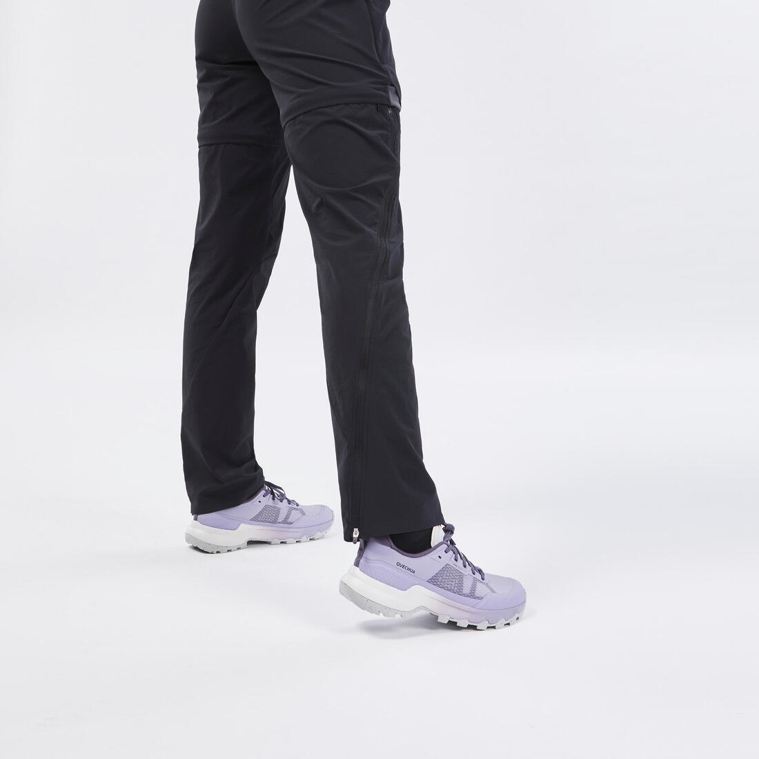 Pantalon modulable de randonnée montagne - MH550- Femme