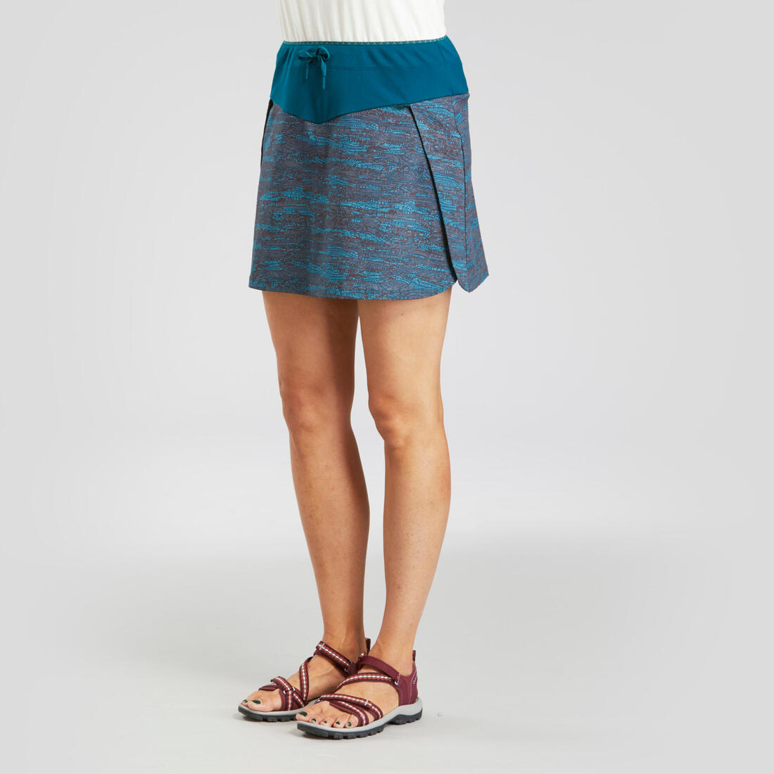 Jupe short de randonnée - nh500 - femme