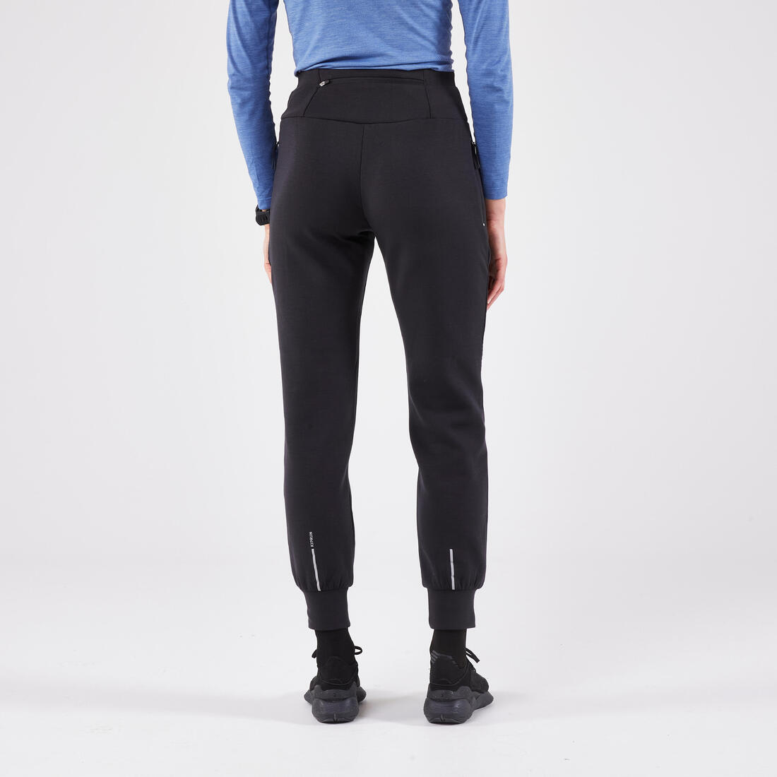 Pantalon chaud de running Femme- KIPRUN Run 500 Warm Noir