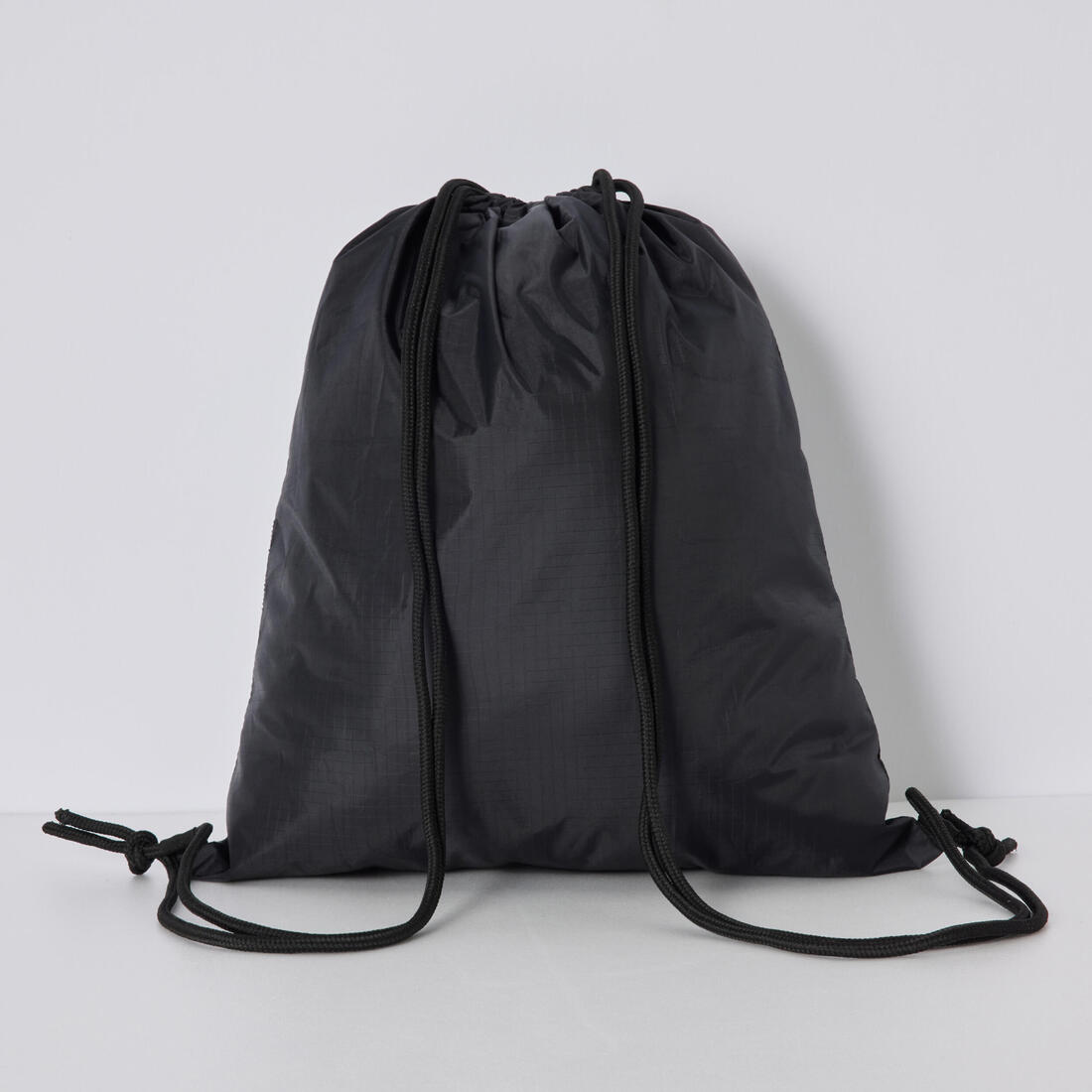 Sac chaussure à cordon avec poche de rangement intérieure zipée ESSENTIAL noir