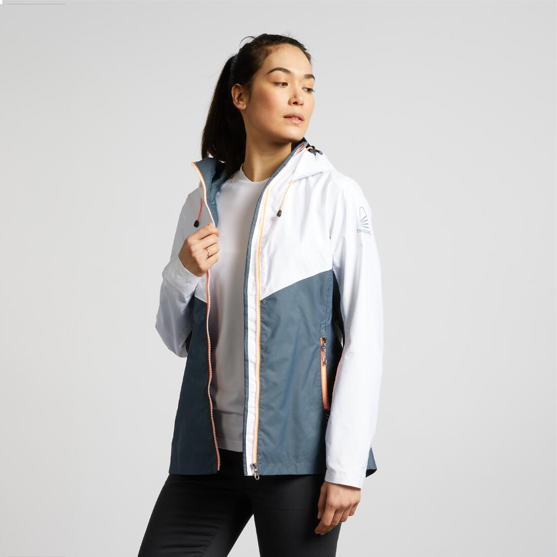 Veste imperméable de voile - veste de pluie SAILING 100 femme