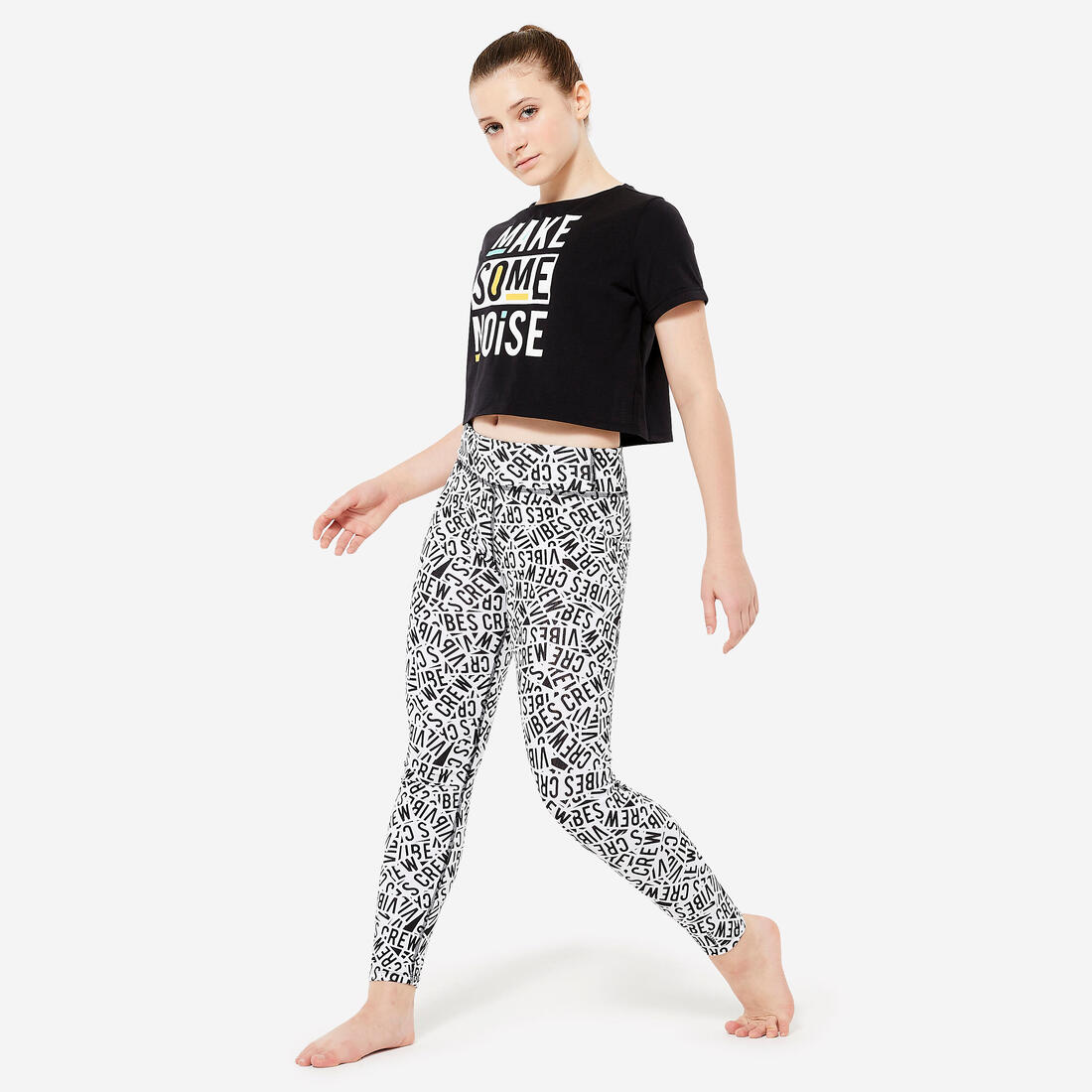 T-shirt danse modern jazz crop top fille