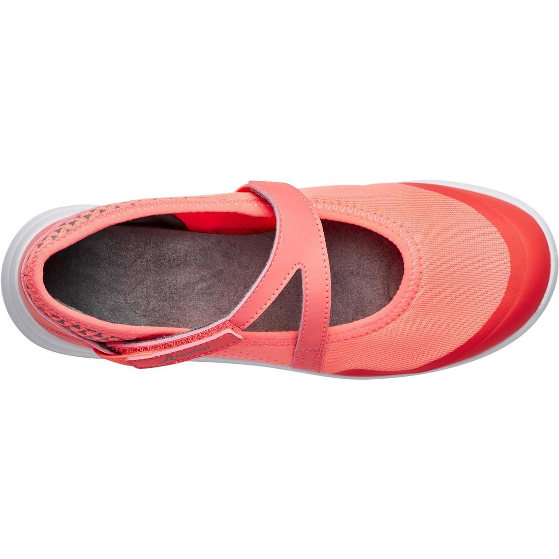 Ballerines à scratch enfant - PW 160 BR'EASY JR grises du 28 au 39