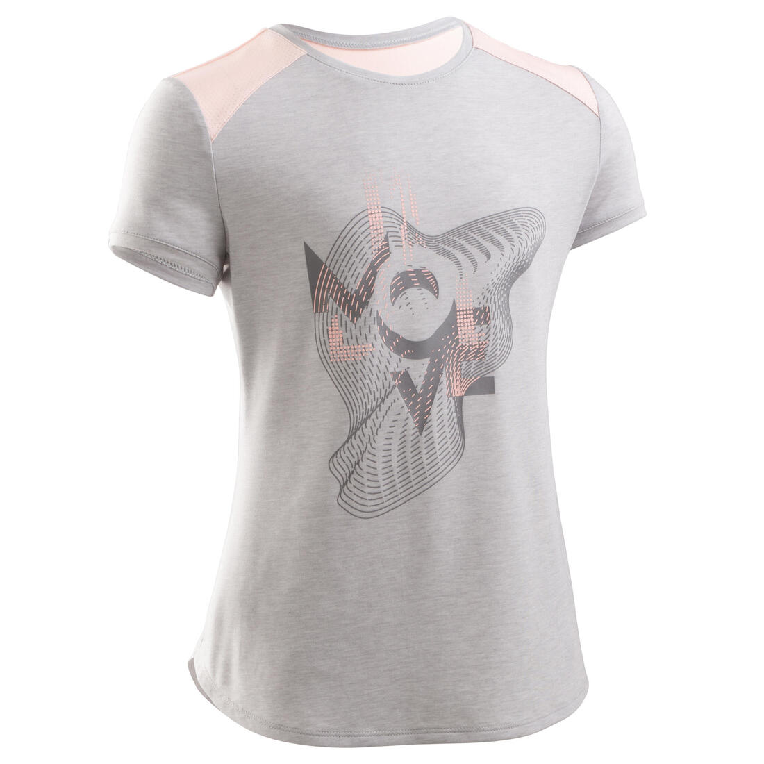 T-shirt respirant imprimé corail fille