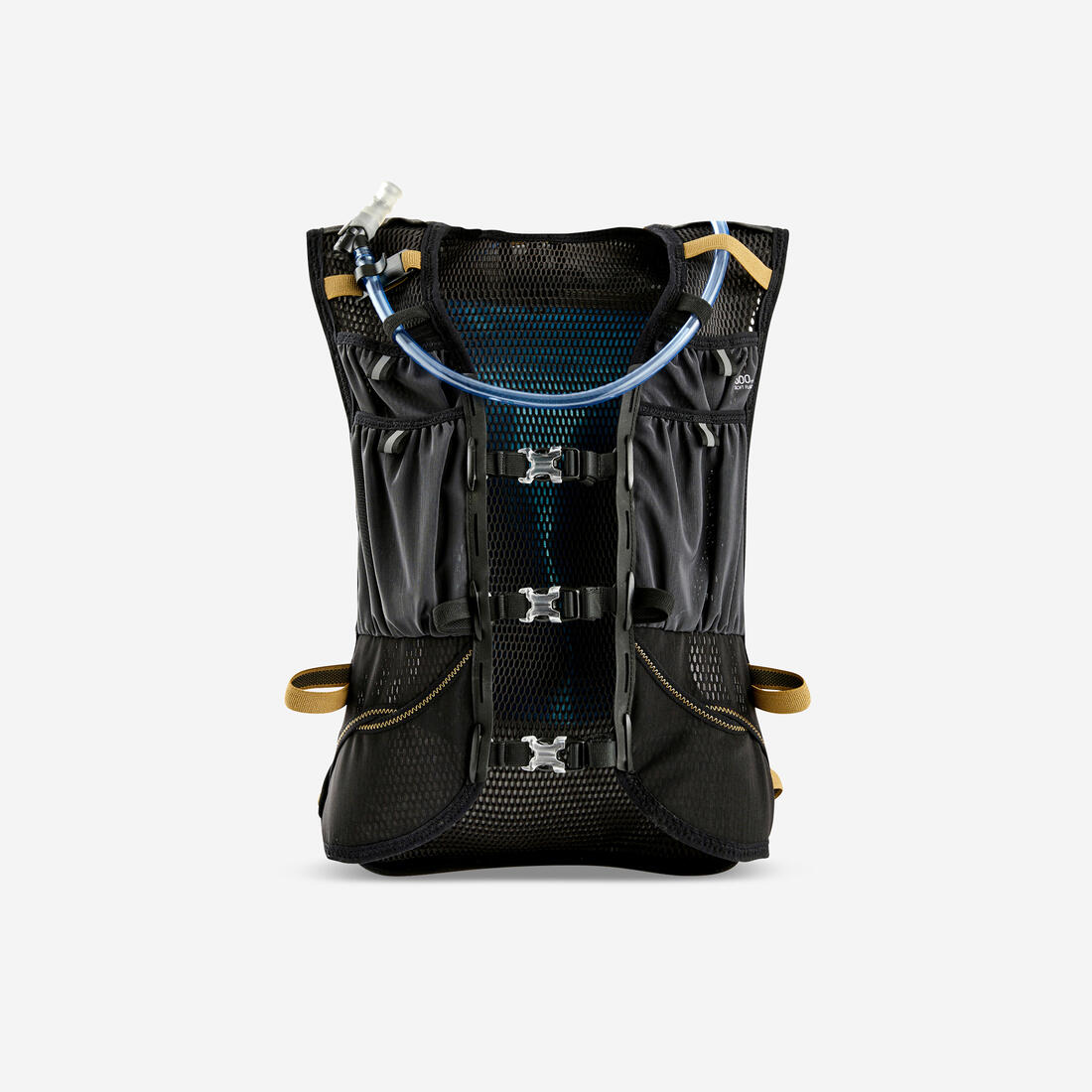 SAC DE TRAIL RUNNING MIXTE 10 L BLEU ET NOIR- VENDU AVEC POCHE À EAU 1L