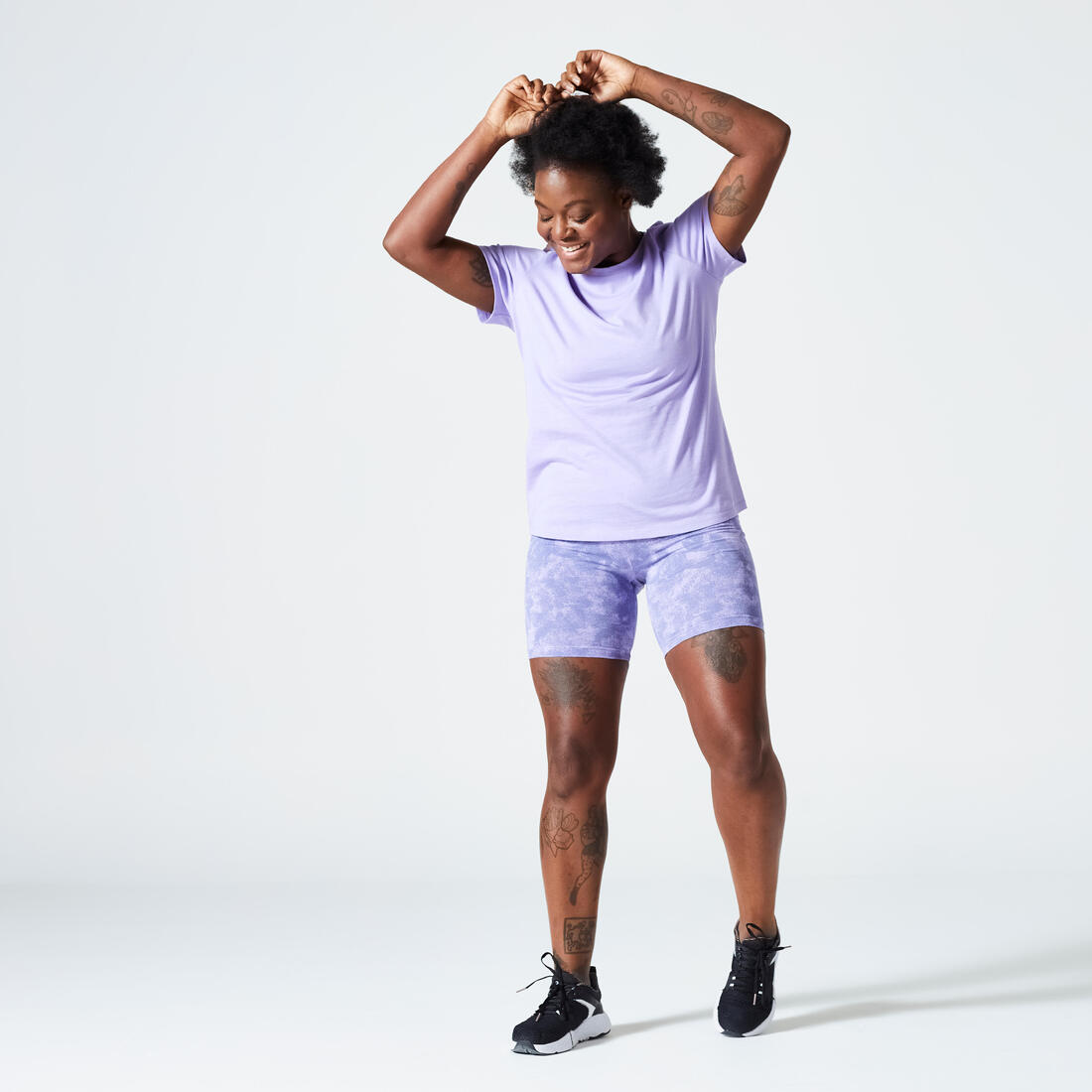 Short cycliste fitness femme